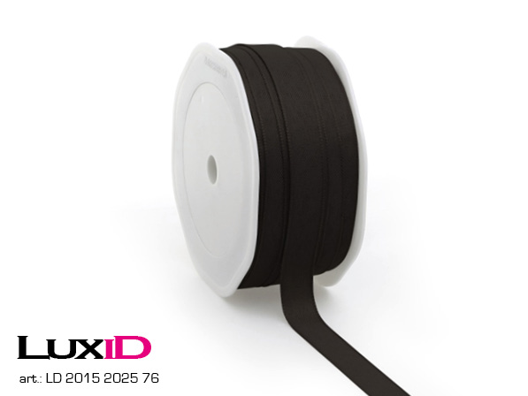 Texture ribbon 76 donker bruin 25mm x 20m